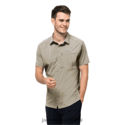 Jack Wolfskin Suomi 286HZ49191 | Miesten pack & go paita tuotemerkit Jack Wolfskin Dusty Grey pölyinen harmaa