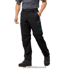 Jack Wolfskin Suomi 286HZ49211 | Miesten aktivoi Light Zip pois Jack Wolfskin Black Origins musta