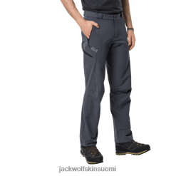 Jack Wolfskin Suomi 286HZ49323 | Ebony Men's Aktivoi lämpöhousut Jack Wolfskin -merkit eebenpuu