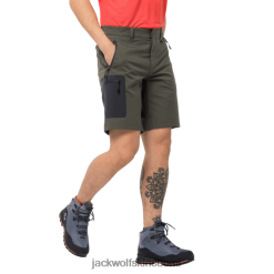 Jack Wolfskin Suomi 286HZ49364 | Jack Wolfskin alkuperä Grape Leaf Men's Active Track -shortsit rypäleen lehti