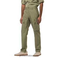 Jack Wolfskin Suomi 286HZ49371 | Khaki miesten järvenrantahousut Jack Wolfskin Uusi khaki