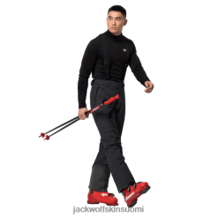 Jack Wolfskin Suomi 286HZ49409 | Jack Wolfskin Black Origins Miesten suuret lumihousut musta