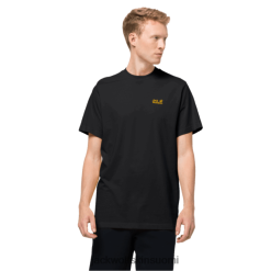 Jack Wolfskin Suomi 286HZ49512 | Musta Jack Wolfskin miesten olennainen t kuuma musta