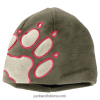 Jack Wolfskin Suomi 286HZ49785 | Tuotemerkit poltti Olive Jack Wolfskin Front Paw Hat Kids palanut oliivi