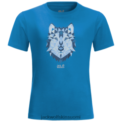 Jack Wolfskin Suomi 286HZ49842 | Jack Wolfskin Sky Blue Kid's Brand Wolf t Hot taivaansininen