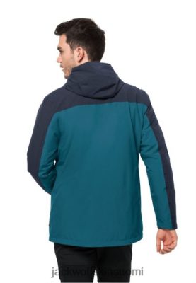 Jack Wolfskin Takki 286HZ41071 | Origins Jack Wolfskin Blue Coral Feldberg 3in1 -takki M sininen koralli