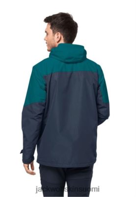 Jack Wolfskin Takki 286HZ41083 | Jack Wolfskin -brändi GLAABACH 3in1 takki m Bay Blue bayn sininen