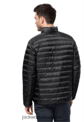 Jack Wolfskin Takki 286HZ41217 | Alkuperäinen Black Jack Wolfskin Pack & Go Down -takki M musta