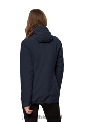 Jack Wolfskin Takki 286HZ41758 | Jack Wolfskin Moonrise 3in1 -takki W Paras Night Blue Night sininen