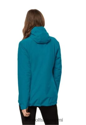 Jack Wolfskin Takki 286HZ417 | Tuotemerkit makean veden sininen jack Wolfskin Moonrise 3in1 -takki w makeanveden sininen