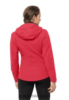 Jack Wolfskin Takki 286HZ41935 | Uusi Jack Wolfskin Tulip Red Eagle Peak -takki w tulppaani punainen