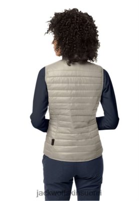 Jack Wolfskin Takki 286HZ42064 | JWP -liivi W Alkuperäinen pölyinen harmaa Jack Wolfskin pölyinen harmaa