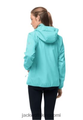 Jack Wolfskin Takki 286HZ42127 | Origins Jack Wolfskin Pipermint Eagle Peak II Softshell W piparminttu