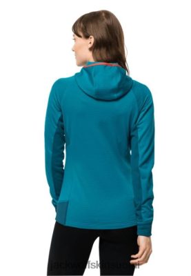 Jack Wolfskin Takki 286HZ42185 | Jack Wolfskin Faktewater Blue Alkuperäinen Hydro Grid Fleece W makeanveden sininen