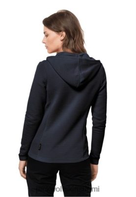 Jack Wolfskin Takki 286HZ42218 | Yö sininen alkuperäinen modesto -hupullinen takki naiset Jack Wolfskin Night sininen