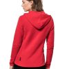 Jack Wolfskin Takki 286HZ42234 | Jack Wolfskin Tulp Red Modesto Hooded Jacket Women Collection tulppaani punainen