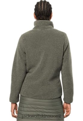 Jack Wolfskin Takki 286HZ4278 | Alkuperä High Curl -takki W Dusty Olive Jack Wolfskin pölyinen oliivi