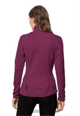 Jack Wolfskin Takki 286HZ4299 | Wild Berry Peak Grid Fleece W Jack Wolfskin -kokoelmat villi marja