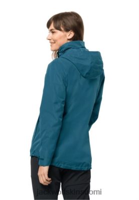 Jack Wolfskin Takki 286HZ43160 | Alkuperä Jack Wolfskin Geisshorn 3in1 -takki w sininen koralli sininen koralli