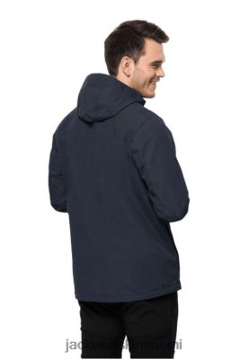 Jack Wolfskin Takki 286HZ43258 | Kokoelmat Night Blue Altenberg 3in1 -takki M Jack Wolfskin Night sininen