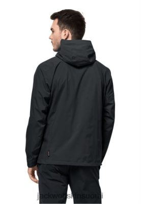 Jack Wolfskin Takki 286HZ43382 | Pack & Go Shell M Black Brand Jack Wolfskin musta