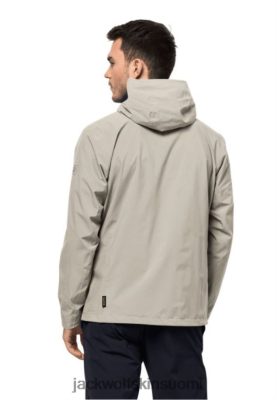 Jack Wolfskin Takki 286HZ43397 | Paras Pack & Go Shell M Jack Wolfskin Dusty Grey pölyinen harmaa