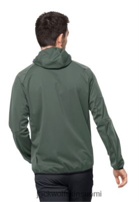 Jack Wolfskin Takki 286HZ43612 | Hedge Green Feldberg Hoody M Origins Jack Wolfskin hedge Green