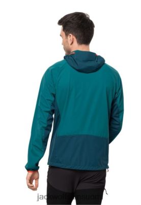 Jack Wolfskin Takki 286HZ43616 | Kuuma Jack Wolfskin Eagle Peak II Hoody M Bay Blue bayn sininen