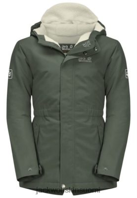 Jack Wolfskin Takki 286HZ44430 | Kuuma viihtyisä karhu takki g Thyme Green Jack Wolfskin vihreä timjami