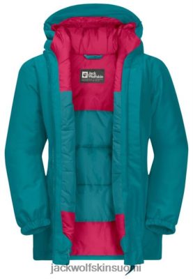 Jack Wolfskin Takki 286HZ44436 | Bergland -takki K Jack Wolfskin Origin Bay Blue bayn sininen