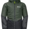 Jack Wolfskin Takki 286HZ44451 | Thyme Green Trios -takki K Jack Wolfskin alkuperäinen vihreä timjami