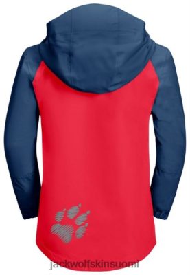 Jack Wolfskin Takki 286HZ44478 | Kokoelma Tucan -takki Kids Peak Red Jack Wolfskin punainen huippu