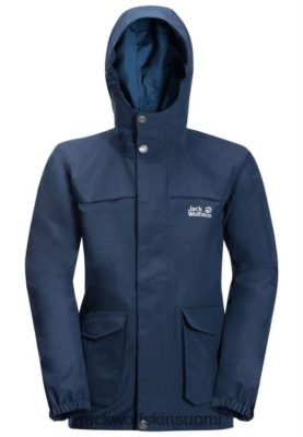 Jack Wolfskin Takki 286HZ44505 | Tuotemerkit tumma indigo Jack Wolfskin Rock Town -takki B tumma indigo