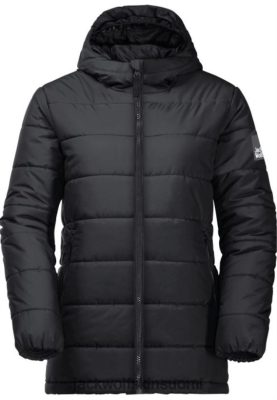Jack Wolfskin Takki 286HZ44513 | Jack Wolfskin Black Origin Spirit Ins Long -takki y musta