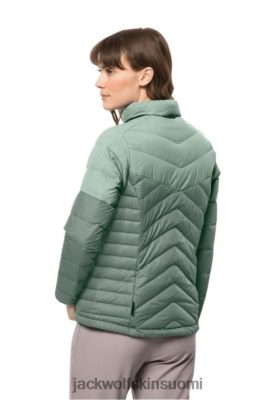 Jack Wolfskin Takki 286HZ44866 | Origins Hedge Green Tundra Down -takki W Jack Wolfskin hedge Green