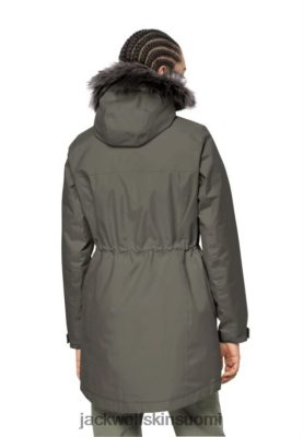 Jack Wolfskin Takki 286HZ44909 | Alkuperä WinterFrost Ins Parka W Jack Wolfskin Dusty Olive pölyinen oliivi