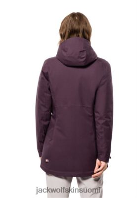 Jack Wolfskin Takki 286HZ44915 | Sekoitua INS -takki W Jack Wolfskin Grapevine Best viinirypäle