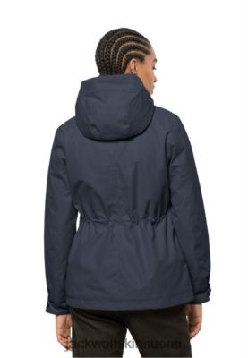 Jack Wolfskin Takki 286HZ44939 | Lake Louise -takki W Jack Wolfskin Night Blue Fashion Night sininen