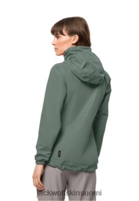 Jack Wolfskin Takki 286HZ44954 | Hedge Green Origins Stormy Point 2L -takki W Jack Wolfskin hedge Green