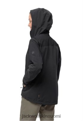 Jack Wolfskin Takki 286HZ44957 | Alkuperäinen GO -vaellustakki W Jack Wolfskin Black musta