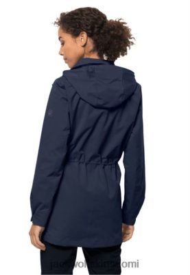 Jack Wolfskin Takki 286HZ44979 | Keskiyön sininen Dakar Parka W Jack Wolfskin alkuperäinen keskiyön sininen