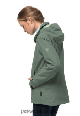 Jack Wolfskin Takki 286HZ44985 | Kokoelmat hedge Green Jack Wolfskin Evandale -takki W hedge Green