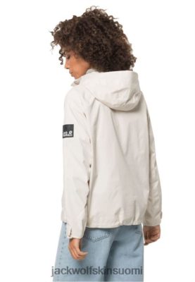 Jack Wolfskin Takki 286HZ45000 | Puuvillavalkoinen Jack Wolfskin Nature -takki W -tuotemerkit puuvillavalkoinen