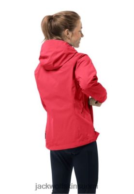 Jack Wolfskin Takki 286HZ45009 | Origins Tulip Red Jack Wolfskin korkein huipputakki w tulppaani punainen