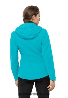 Jack Wolfskin Takki 286HZ45021 | Jack Wolfskin Eagle Peak -takki W Dark Aqua -brändi tumma vesi