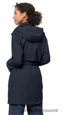 Jack Wolfskin Takki 286HZ45033 | Brändit Night Blue Jack Wolfskin Norden Port Coat W Night sininen