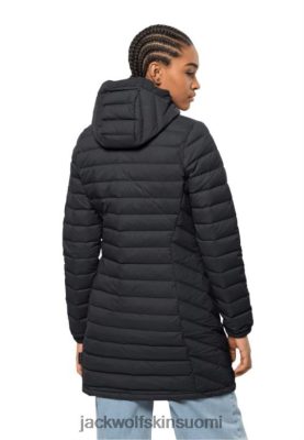 Jack Wolfskin Takki 286HZ45048 | Musta Jack Wolfskin Glowing Mountain Coat W UUSI musta