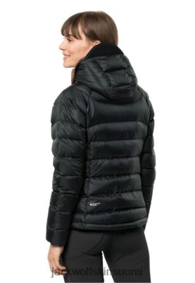 Jack Wolfskin Takki 286HZ45116 | Jack Wolfskin -kokoelma Black Nebelhorn Down Hoody W musta