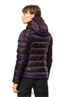 Jack Wolfskin Takki 286HZ45122 | Grapevine Alkuperäinen Nebelhorn Down Hoody W Jack Wolfskin viinirypäle