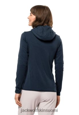 Jack Wolfskin Takki 286HZ45144 | Yö sininen Jack Wolfskin Pack & Go Hybrid W Alkuperäinen Night sininen